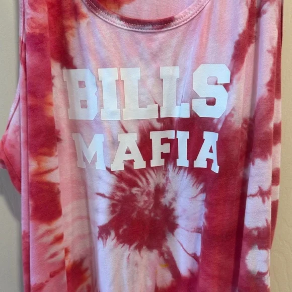 Buffalo Bills mafia Tie-Dye Tank Top - Picture 4 of 5